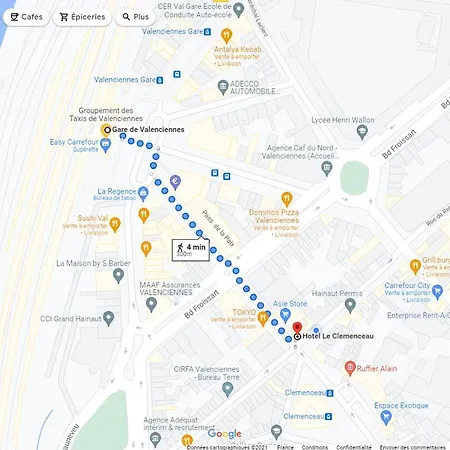 Le Clemenceau Centre Gare Sncf -tramway Hotel